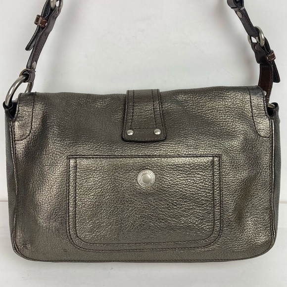 COACH Metallic Pebbled Leather Chelsea Shoulder Bag  #F10905 - Picture 2 of 7